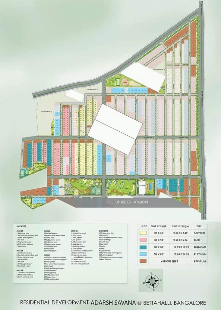 Adarsh Savana Master Plan