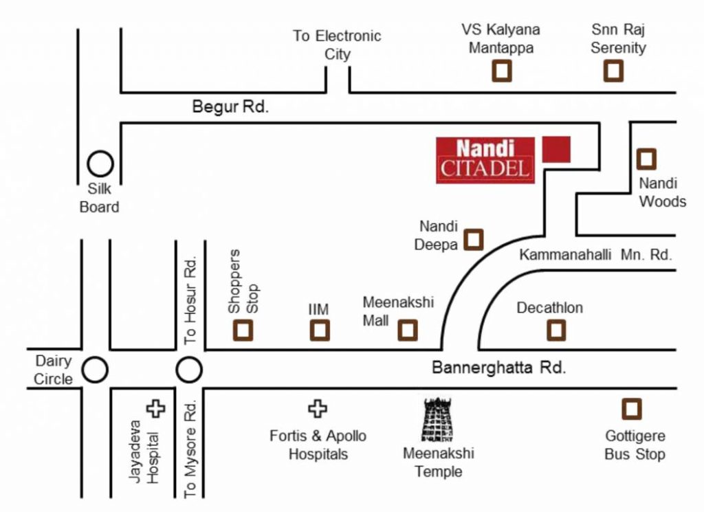 Nandi Citadel Bannerghatta Road Bangalore - Reviews & Price 1