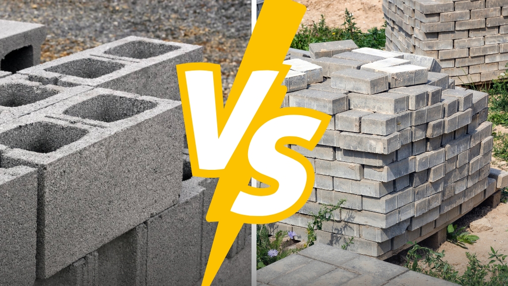 Cinder Block Vs Concrete Block