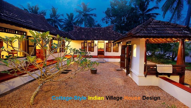 Cottage-Style Indian Village House Design