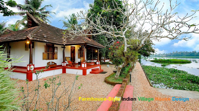 Farmhouse-Style Indian Village House Design