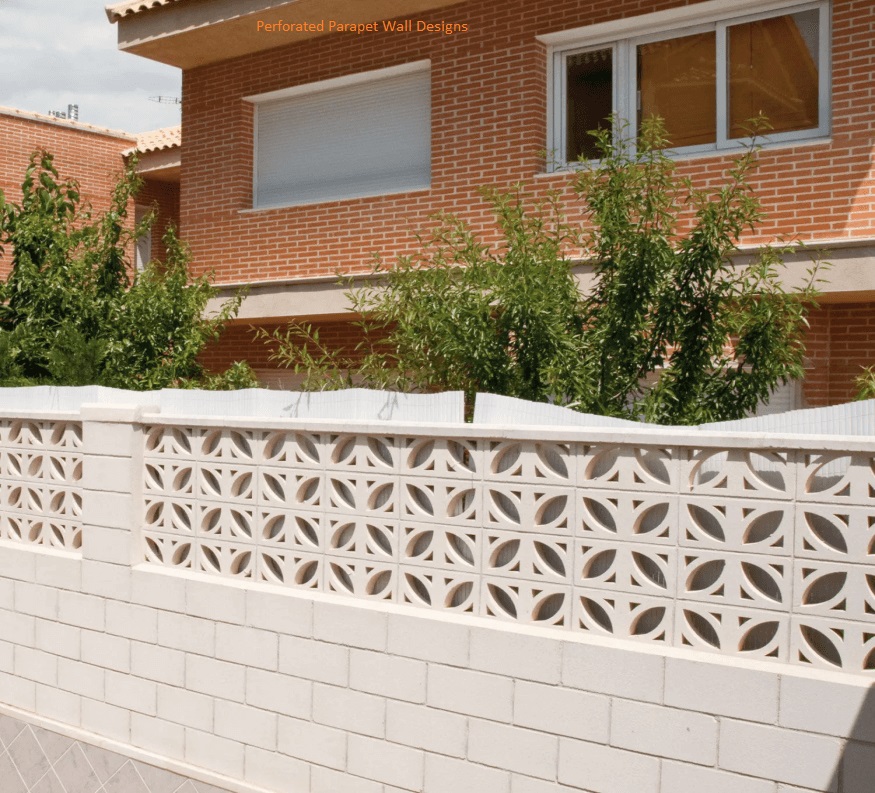 8 Creative and Secure Border Parapet Wall Designs for Safety and Style 4 Perforated Parapet Wall Designs