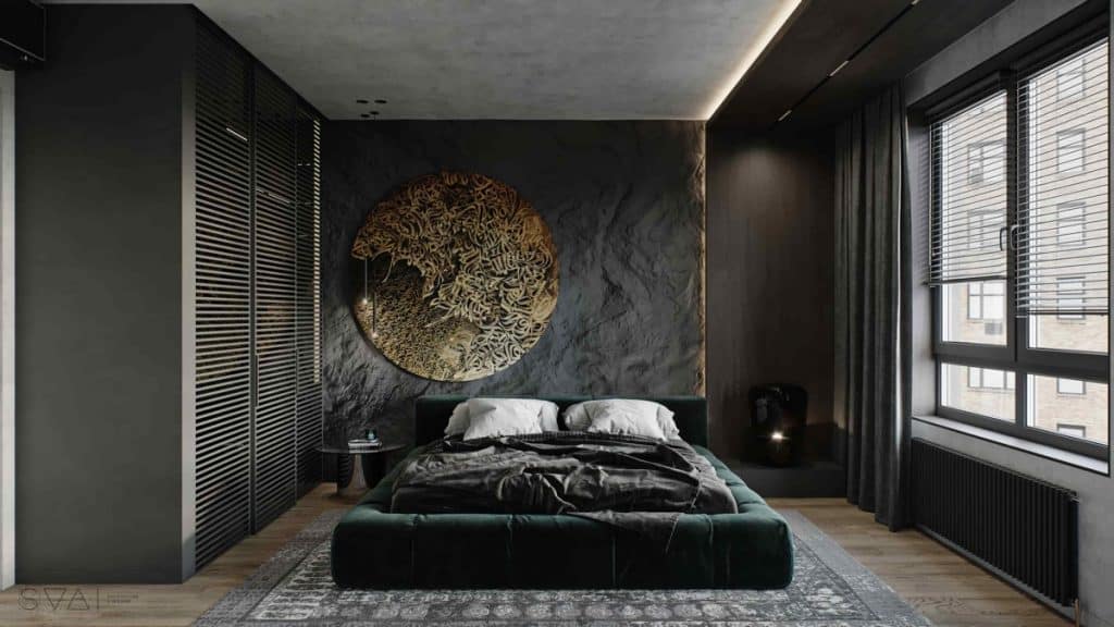Dark Small Bedroom Design Ideas