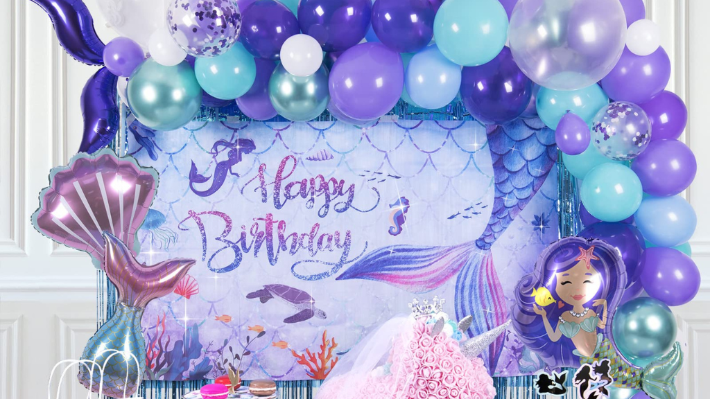 Birthday-themed decorations