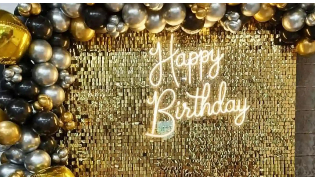 Birthday wall decor for your house party