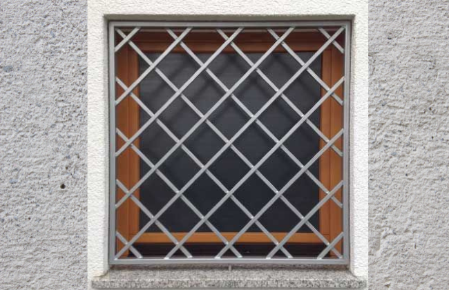 Modern Window Grill Design in Geometry