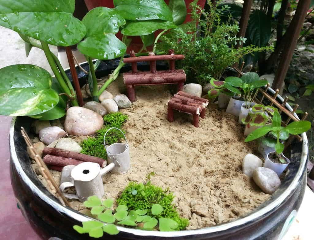 2. Miniature Garden Terrariums