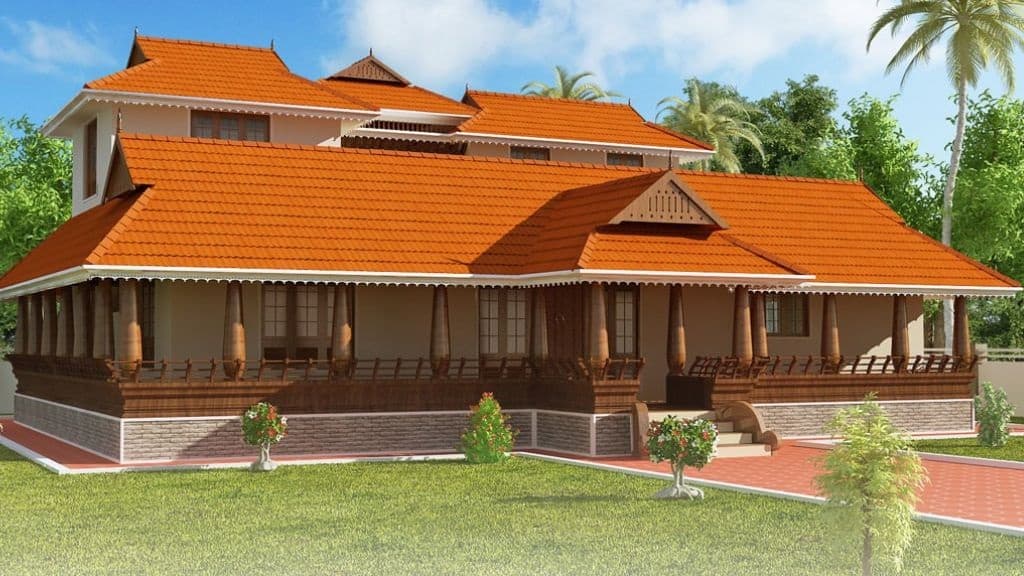 simple traditional kerala house