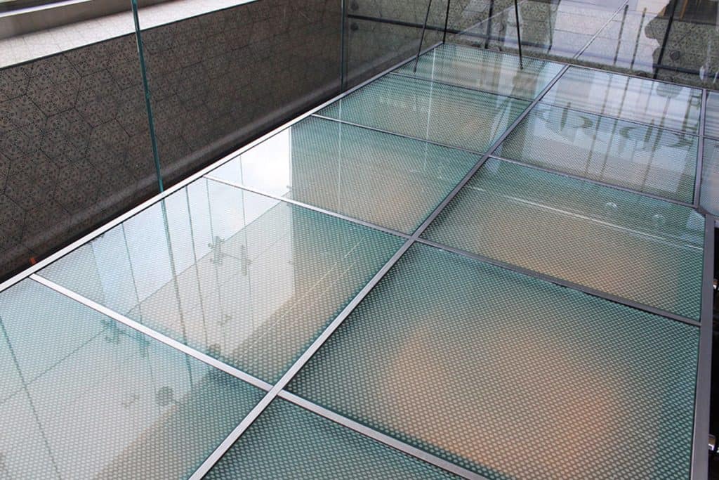 Glass Anti-Skid Tiles