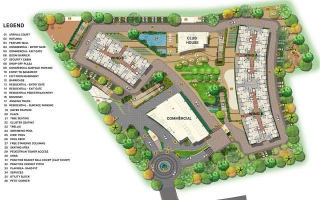 Ajmera Nucleus master plan