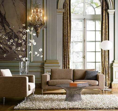 Contemporary Elegance: Gray and Gold