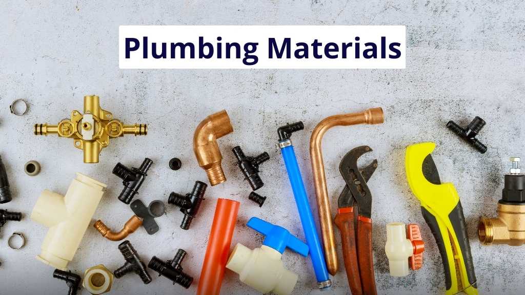 plumbing materials name list