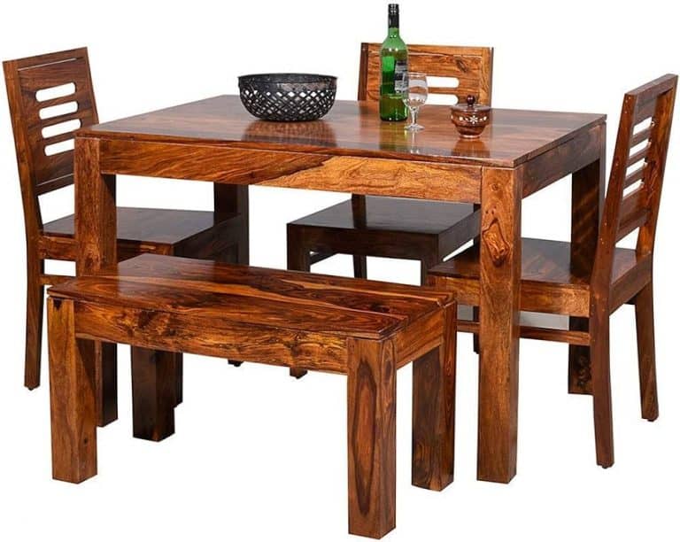 Vinod Furniture Sheesham Wood Dining Table