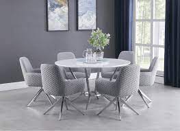 Dining Chairs with Swivel Bases