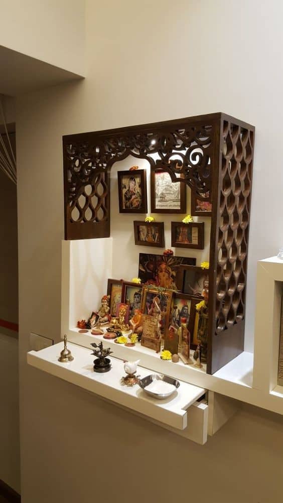 Cabinet Small Pooja Room Designs In Apartments
