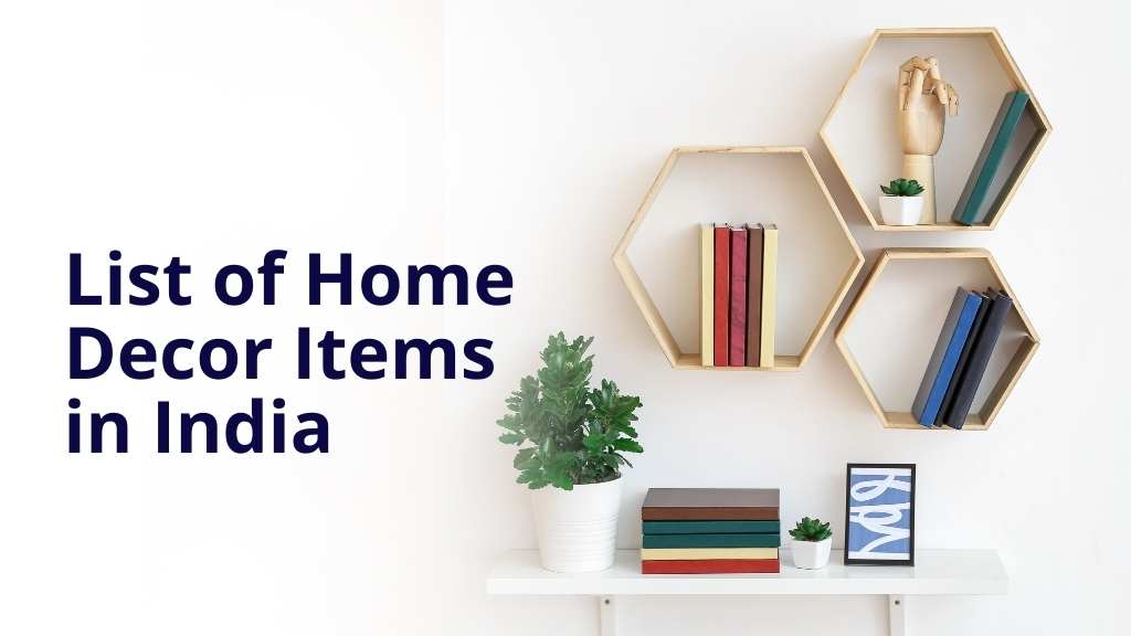 home decor items list