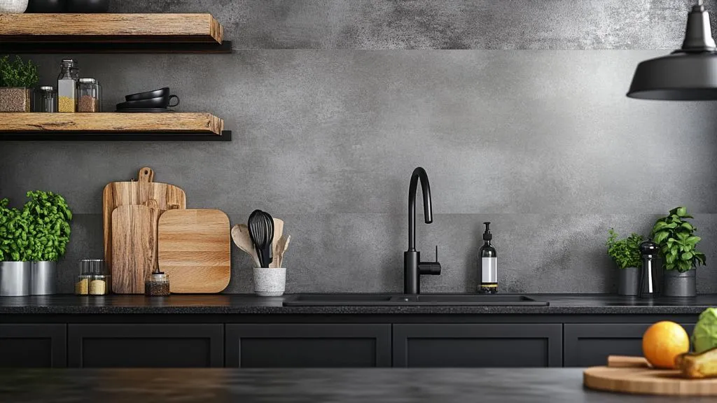 Industrial or Urban Kitchen Backsplash Ideas