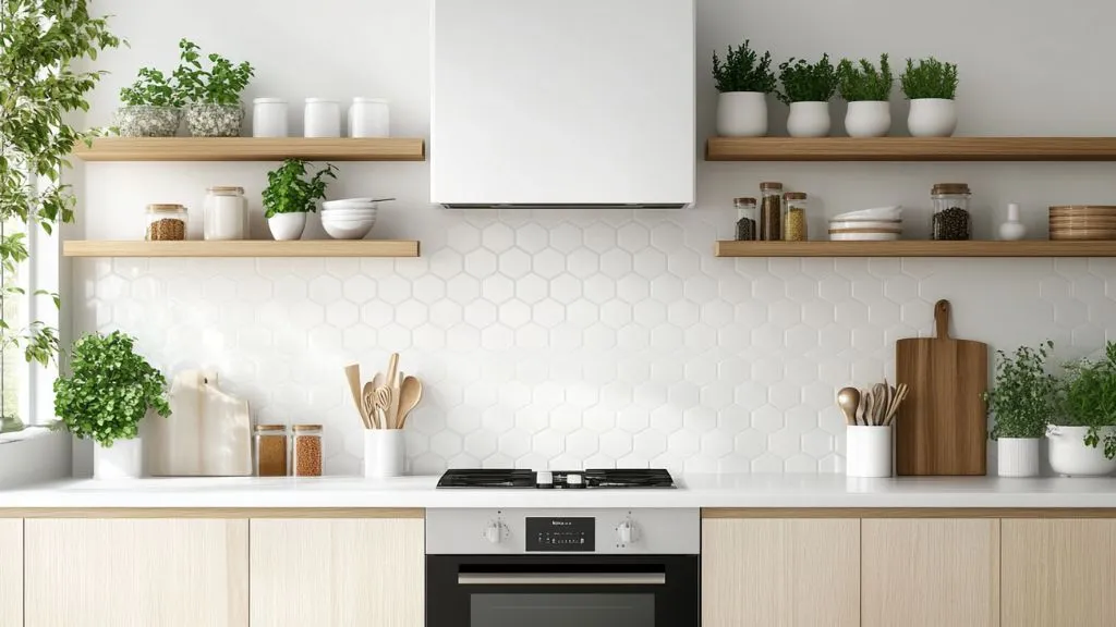 Scandinavian-Inspired Kitchen Backsplash