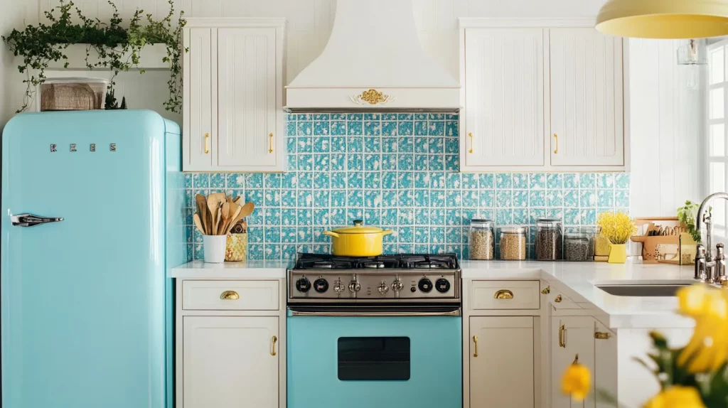 Vintage Retro Kitchen Backsplash Ideas
