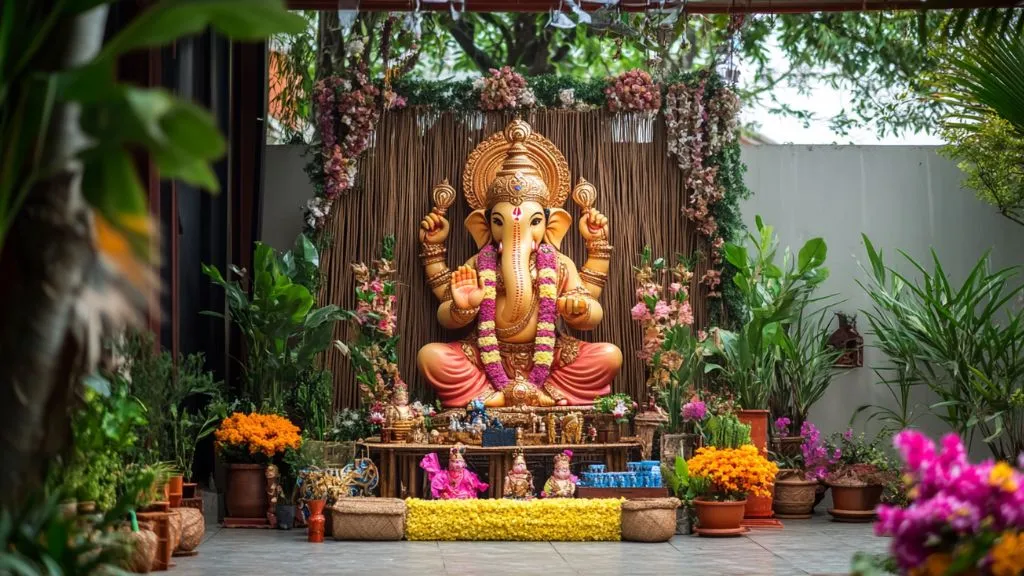 Eco-Friendly Ganapati Decor Ideas