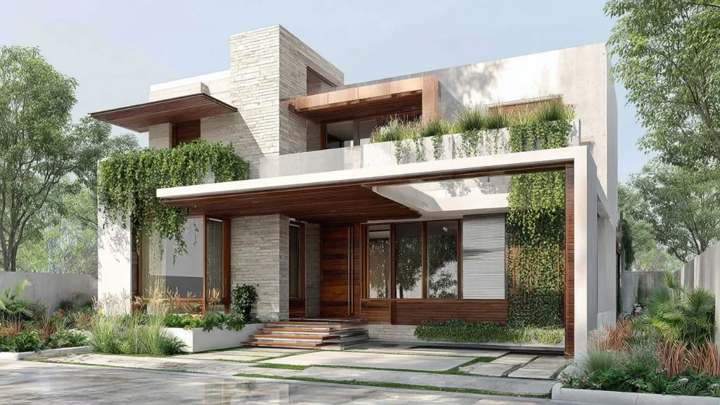 Flat Roof Normal Elevation Design