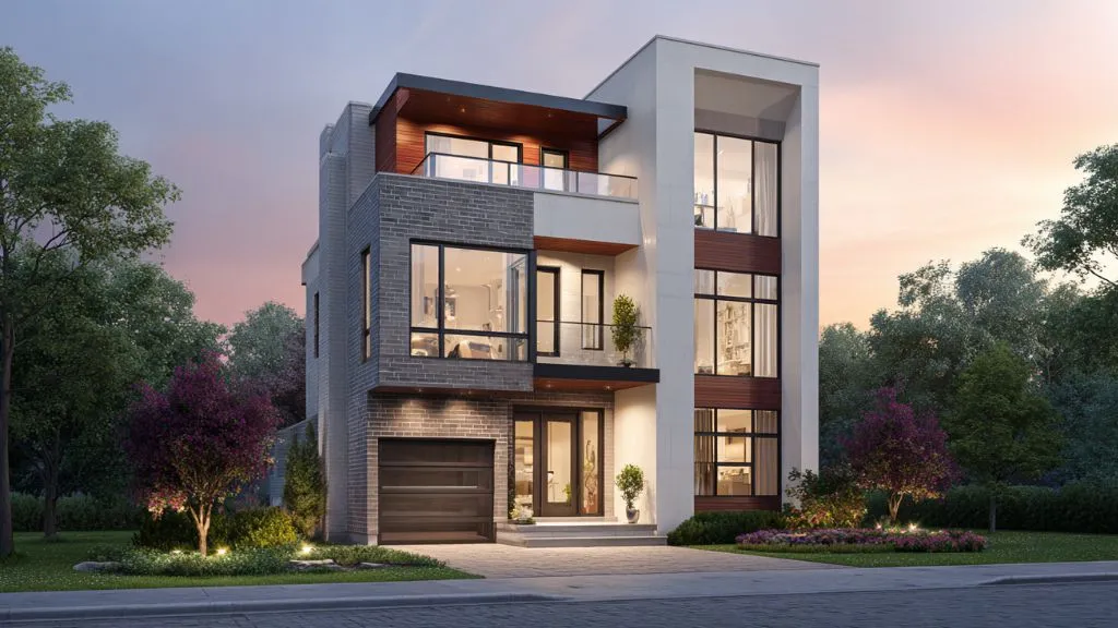 Glass-Enhanced House Elevation