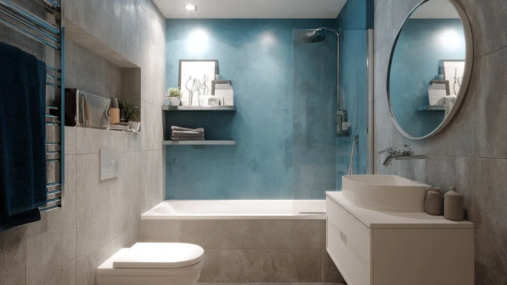 Accent Colour Ideas for Small Bathrooms