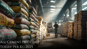 All Cement Price List Today Per Kg 2025