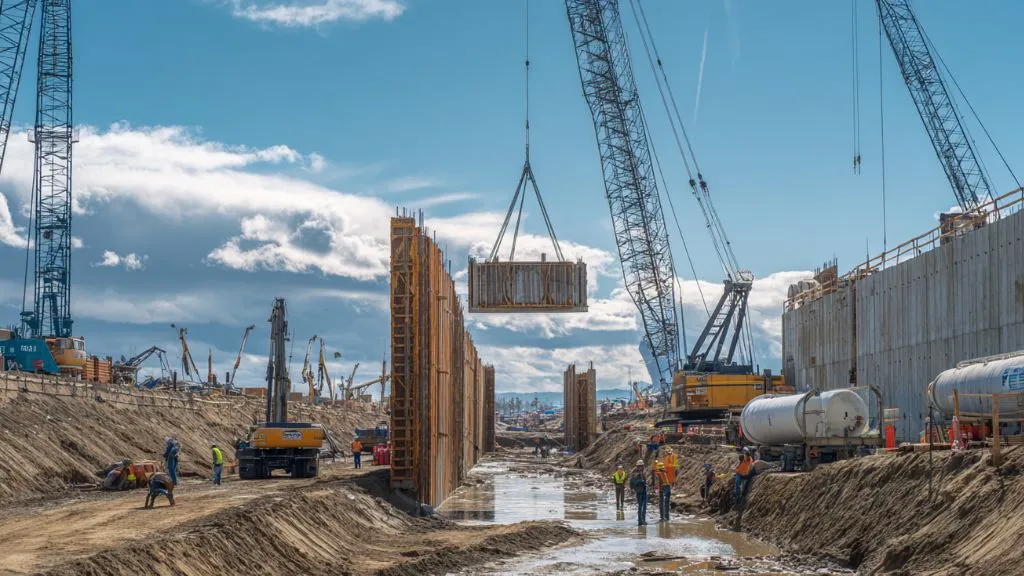 Diaphragm Walls in Construction