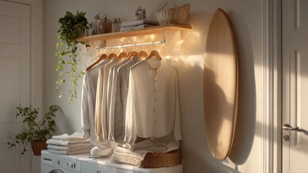 Install a Wall-Mounted Folding Ironing Board