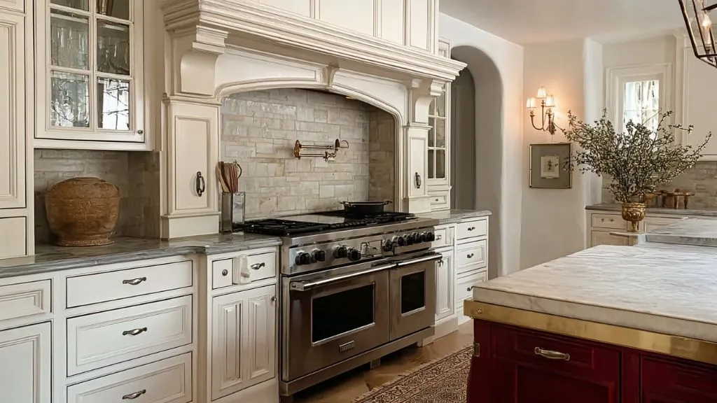 Paneled Range Hood Ideas for Traditional Kitchens