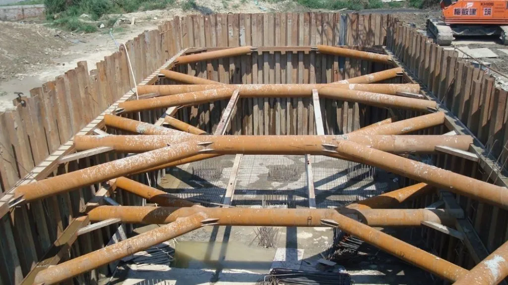 Sheet Pile Shoring