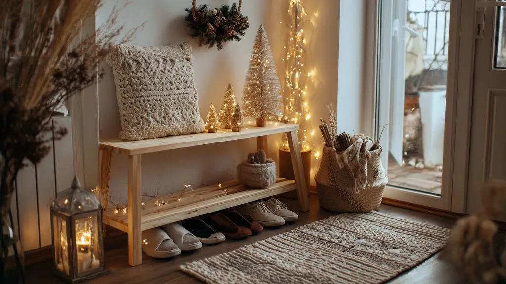 Start With a Warm and Welcoming Christmas Entryway