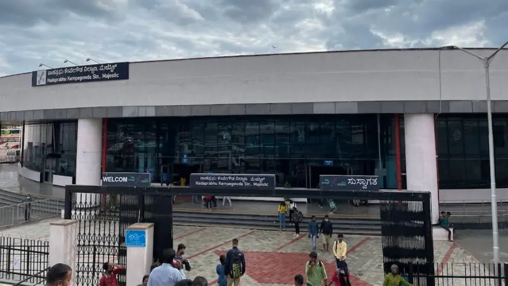 Majestic Bangalore Metro Station