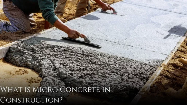 What is Micro Concrete in Construction? Features, Benefits, Applications & Steps to Apply!