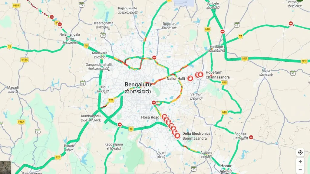 Metro Near Sarjapur Road Google Map View