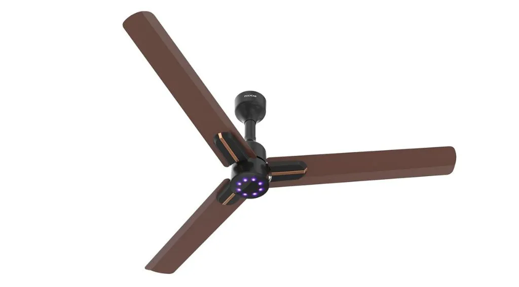 Polycab Wizzy Neo LED 2.0 1200mm BLDC Ceiling Fan with remote 