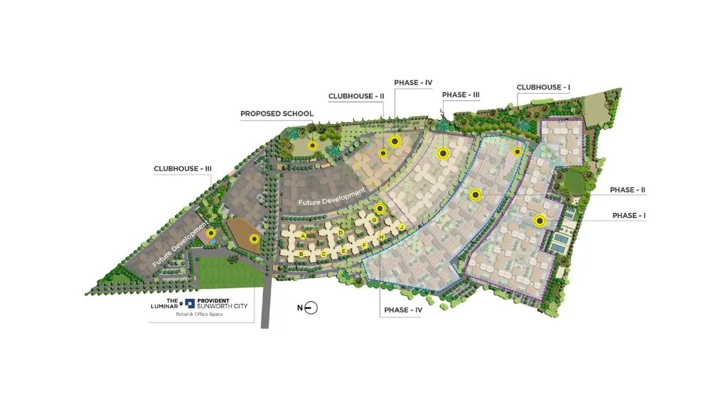 Provident Sunworth City in Mysore Road, Bangalore Project Highlights, Amenities, Price 2 Provident Sunworth City in Mysore Road, Bangalore Master Plan