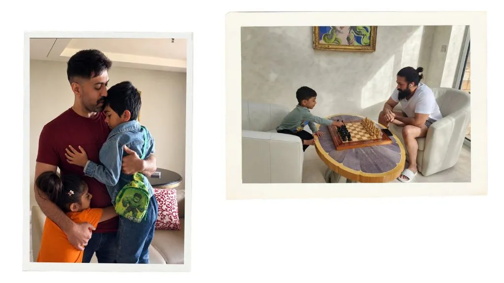 Yash with his Kids