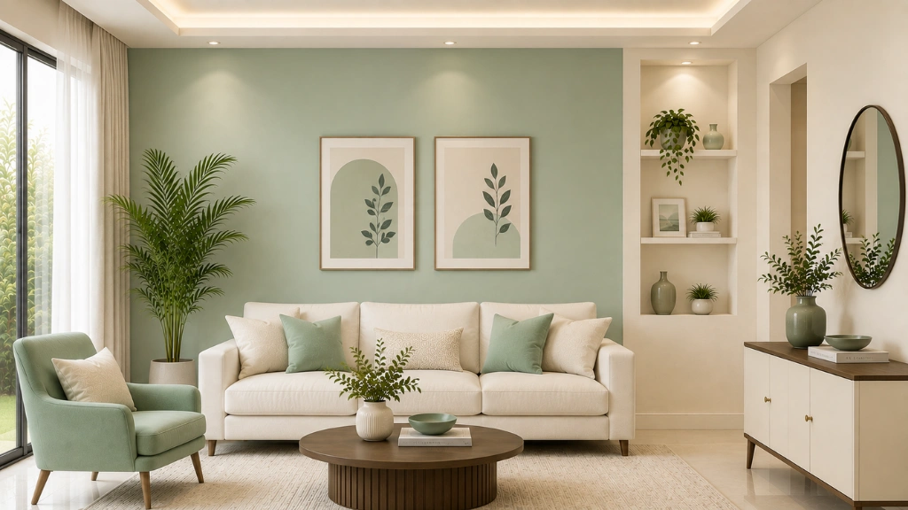 Mint Green & Ivory