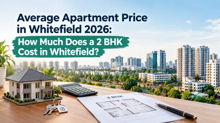 Average Apartment Price in Whitefield 2026: How Much Does a 2 BHK Cost in Whitefield?