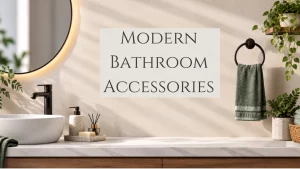 Modern bathroom accessories