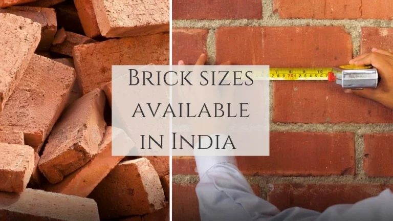 Discover the Standard Brick Sizes in India: Dimensions & Uses in Construction!