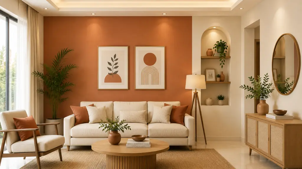 Terracotta & Warm Ivory