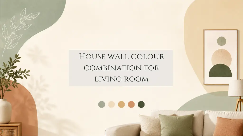 House wall colour combination for living room